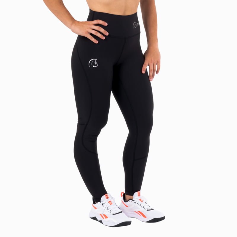 Mallas largas AuraLux Tights Cintura Alta (Core Black) 3 Mallas largas AuraLux Tights Cintura Alta (Core Black) - Imagen 3