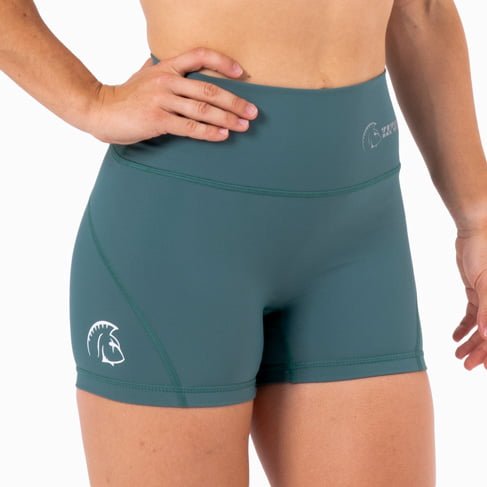 Pantalón corto AuraLux II Booty Cintura Alta (Core Forest Green) 3 Pantalón corto AuraLux II Booty Cintura Alta (Core Forest Green) - Imagen 3
