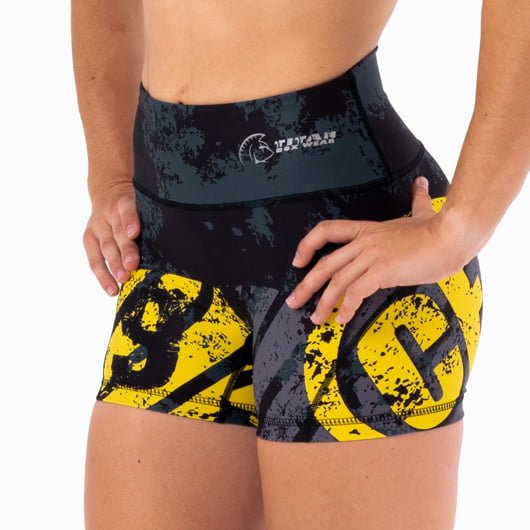 Pantalón corto AuraLux II Booty Cintura Alta (Go Franny!!! RELOADED) 1 malla-corta-cross-training-mujer-cintura-alta-auralux-go-franny-reloaded