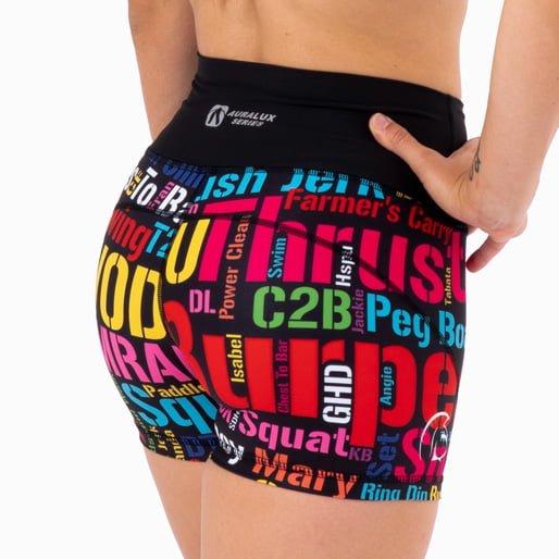 Pantalón corto AuraLux II Booty Cintura Alta (Box Lingo 2 RELOADED) 4 Pantalón corto AuraLux II Booty Cintura Alta (Box Lingo 2 RELOADED) - Imagen 4
