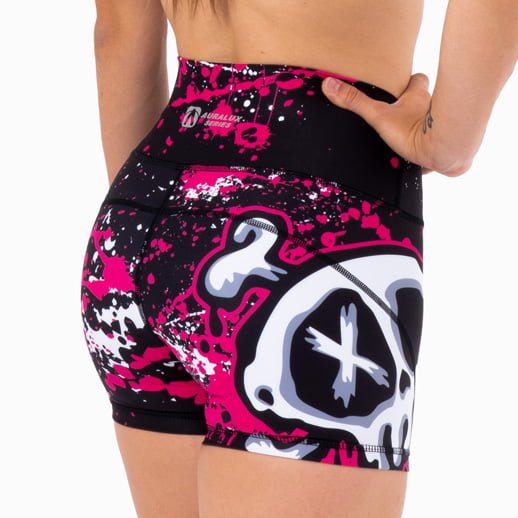 Pantalón corto AuraLux II Booty <u>Cintura Alta</u> (Doom Black/Pink) 4 Pantalón corto AuraLux II Booty <u>Cintura Alta</u> (Doom Black/Pink) - Imagen 4
