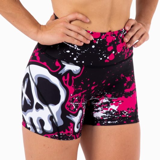 Pantalón corto AuraLux II Booty <u>Cintura Alta</u> (Doom Black/Pink) 3 Pantalón corto AuraLux II Booty <u>Cintura Alta</u> (Doom Black/Pink) - Imagen 3