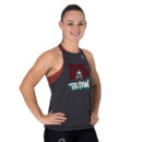 Camiseta sin mangas Halter cross training Push Through
