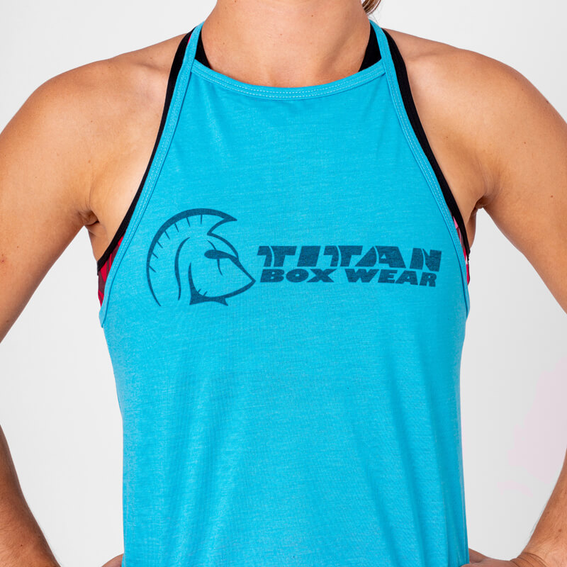 Camiseta sin mangas Ecoactive Halter (Cross Core Light Blue) 4 Camiseta sin mangas Ecoactive Halter (Cross Core Light Blue) - Imagen 4