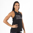 Camiseta sin mangas Halter cross training Thruster Black,,,