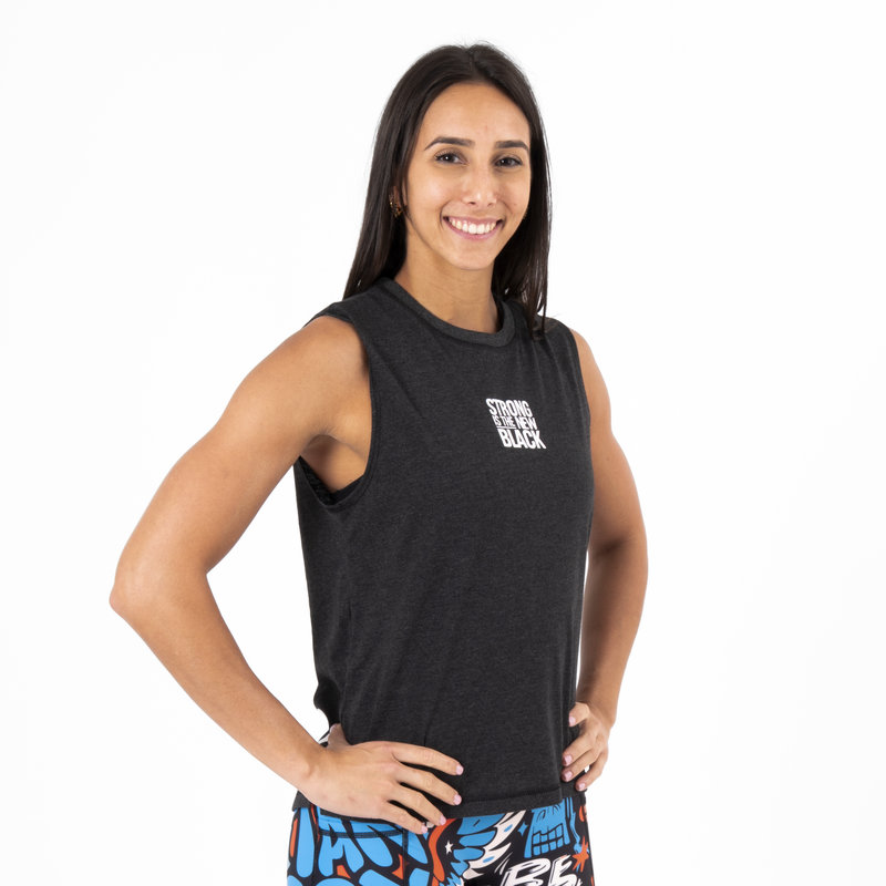 Camiseta sin mangas Ecoactive WOD Tank II (Strong is the New Black) 1 Camiseta cross training WOD Tank Strong is the New Black,,,
