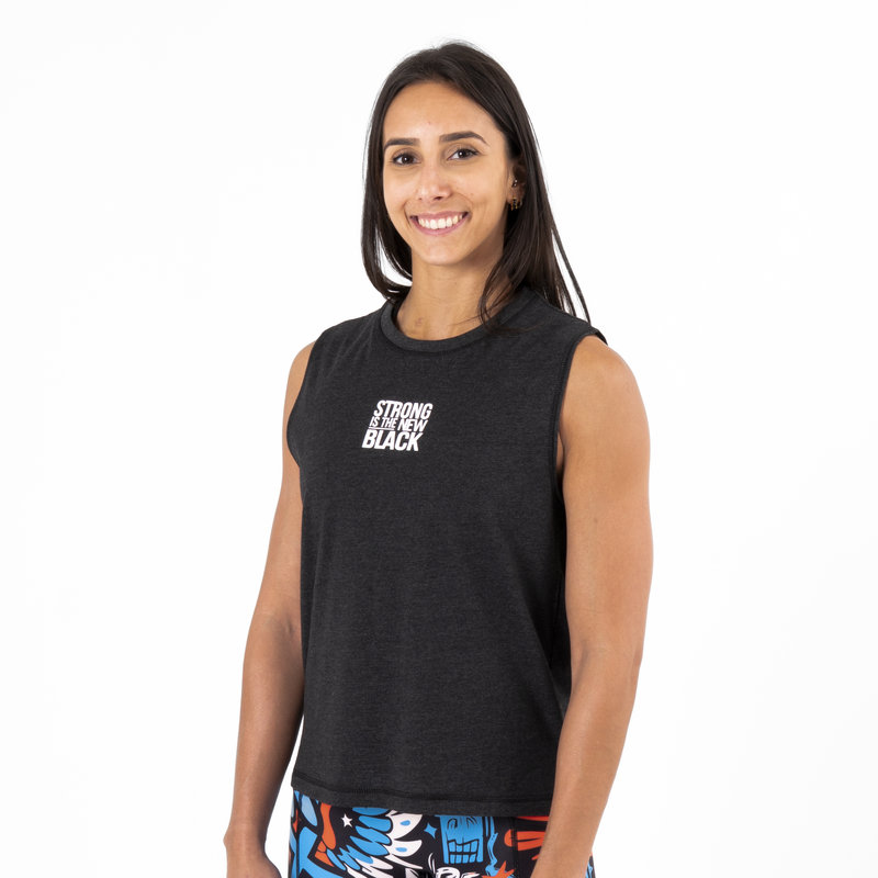 Camiseta sin mangas Ecoactive WOD Tank II (Strong is the New Black) 3 Camiseta sin mangas Ecoactive WOD Tank II (Strong is the New Black) - Imagen 3