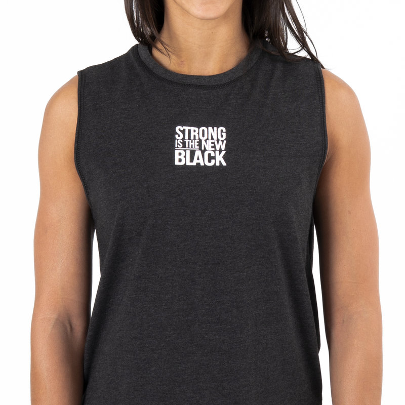 Camiseta sin mangas Ecoactive WOD Tank II (Strong is the New Black) 4 Camiseta sin mangas Ecoactive WOD Tank II (Strong is the New Black) - Imagen 4