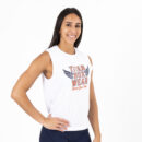 Camiseta sin mangas Ecoavtive WOD Tank II cross training Titan Wings White/Orange,,,