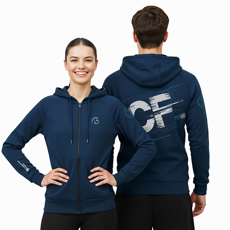 Sudadera Full Zip Hoodie UNISEX (CF Forever) 3 Sudadera Full Zip Hoodie UNISEX (CF Forever) - Imagen 3
