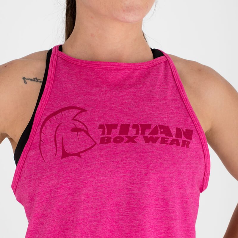 Camiseta sin mangas Ecoactive Halter (Cross Core Pink) 4 Camiseta sin mangas Ecoactive Halter (Cross Core Pink) - Imagen 4
