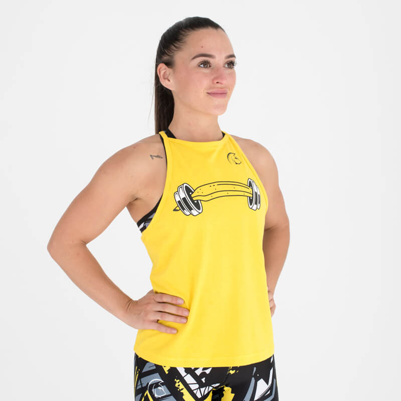 Camiseta sin mangas Ecoactive Halter (Banana Fit) 1 camiseta-sin-mangas-cross-training-mujer-ecoactive-banana-fit
