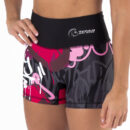 Pantalón Corto Cross Training Mujer AuraLux Booty cintura Alta Lift Heavy