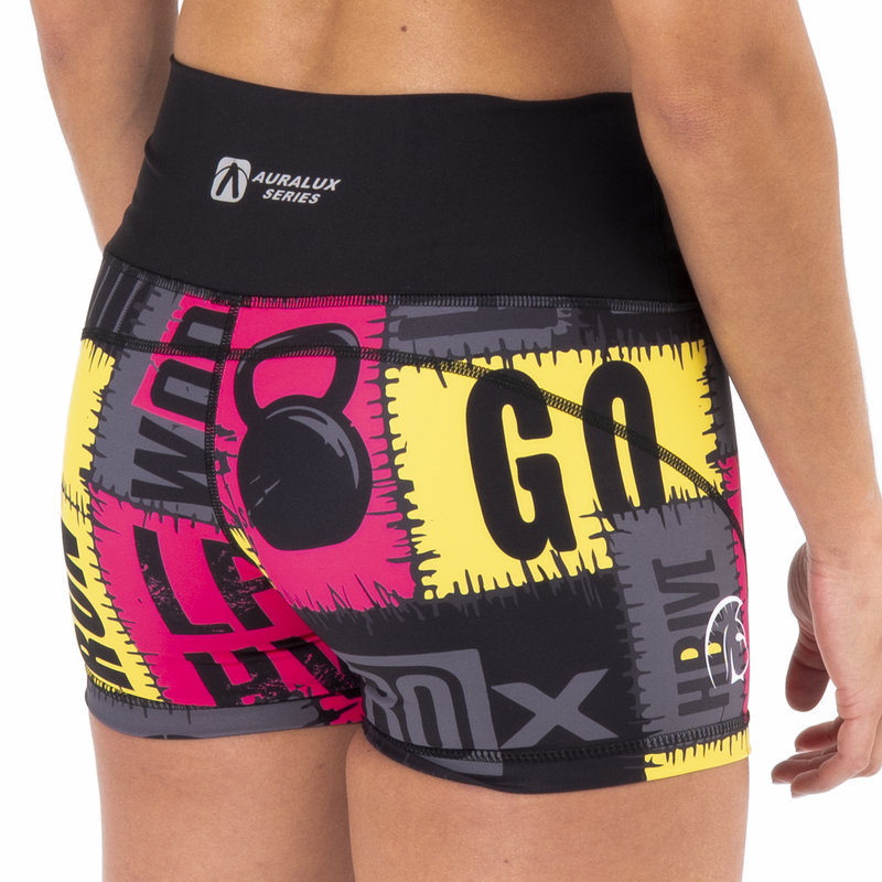 Pantalón corto AuraLux II Booty Cintura Alta (Evolve Vivid) 2 Pantalón corto AuraLux II Booty Cintura Alta (Evolve Vivid) - Imagen 2