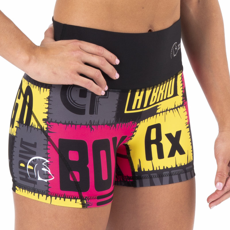Pantalón corto AuraLux II Booty Cintura Alta (Evolve Vivid) 3 Pantalón corto AuraLux II Booty Cintura Alta (Evolve Vivid) - Imagen 3