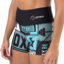 Pantalón Corto Cross Training Mujer AuraLux Booty cintura Alta Evolve Bold