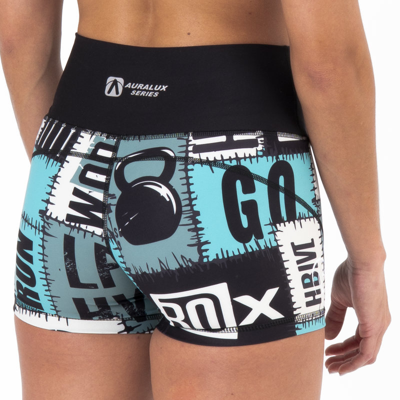 Pantalón corto AuraLux II Booty Cintura Alta (Evolve Bold) 2 Pantalón corto AuraLux II Booty Cintura Alta (Evolve Bold) - Imagen 2