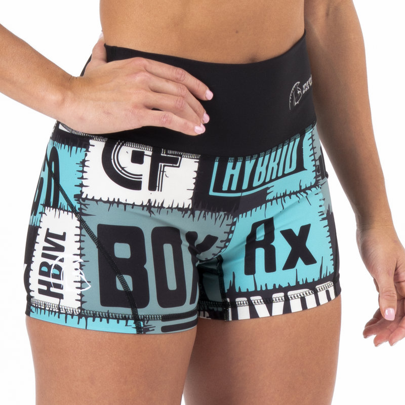 Pantalón corto AuraLux II Booty Cintura Alta (Evolve Bold) 3 Pantalón corto AuraLux II Booty Cintura Alta (Evolve Bold) - Imagen 3
