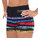 Pantalón Corto Cross Training Mujer Auralux II 6" Tights Cintura Alta Retro Blaze