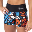 Pantalón Corto Cross Training Mujer AuraLux Booty cintura Alta Titan Wings