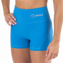 Pantalón Corto Cross Training Mujer AuraLux Booty cintura Alta Core Azure
