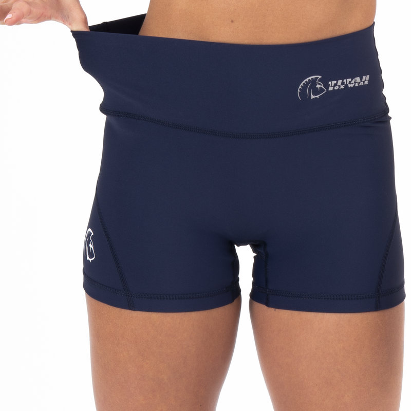 Pantalón corto AuraLux II Booty Cintura Alta (Core Deep Navy) 4 Pantalón corto AuraLux II Booty Cintura Alta (Core Deep Navy) - Imagen 4