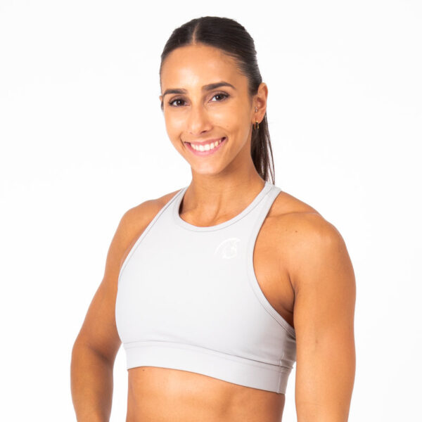 Sujetador cross training Core Light Grey,,,