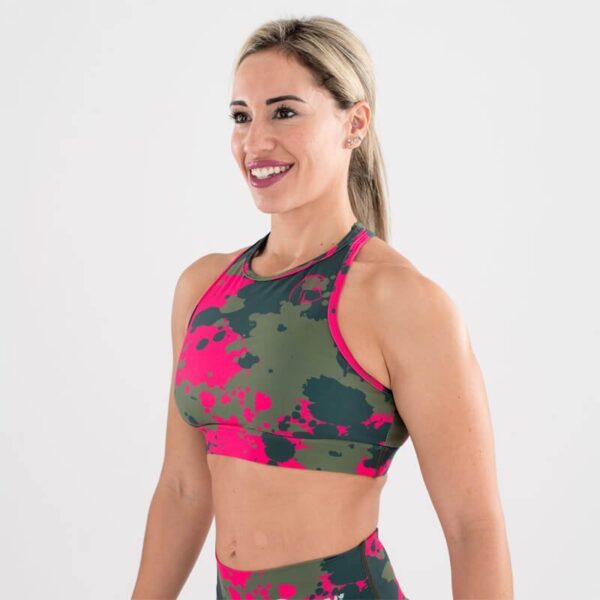 Sujetador Deportivo Xtamina Luxe (Clash Pink/Green)