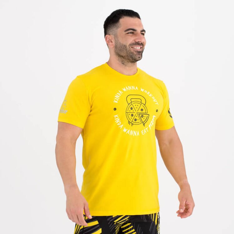 Camiseta Ecoactive (Pizza Fit Yellow)