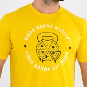 Camiseta Ecoactive (Pizza Fit Yellow)
