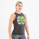 Camiseta sin mangas Ecoactive Halter (Get Out Black/Green)