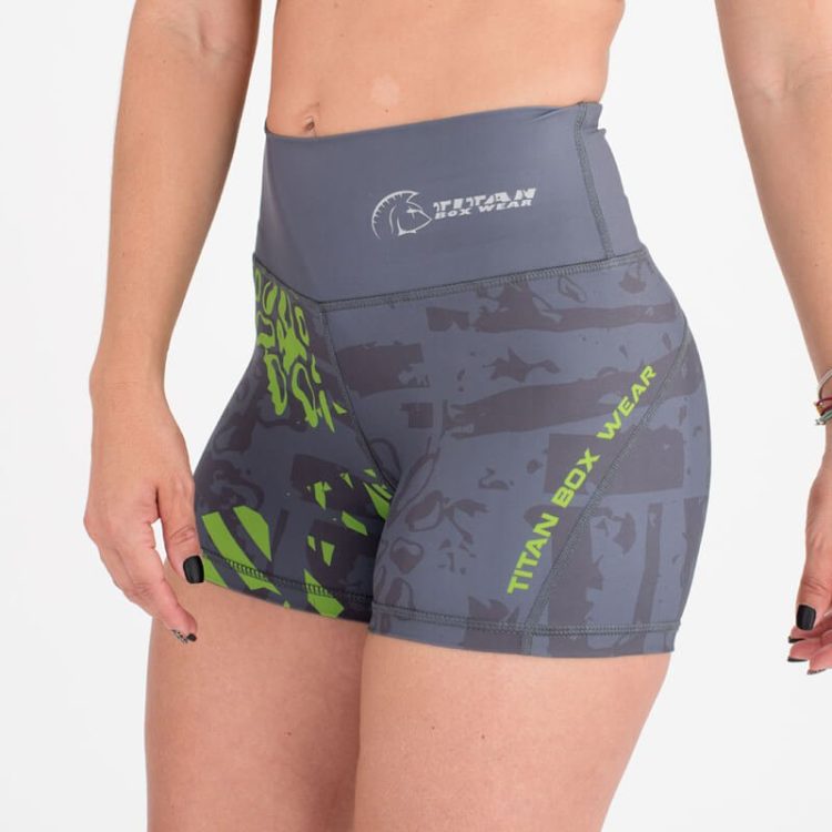 Pantalón corto Xtamina Booty <u>Cintura Alta</u> (Primal Green)