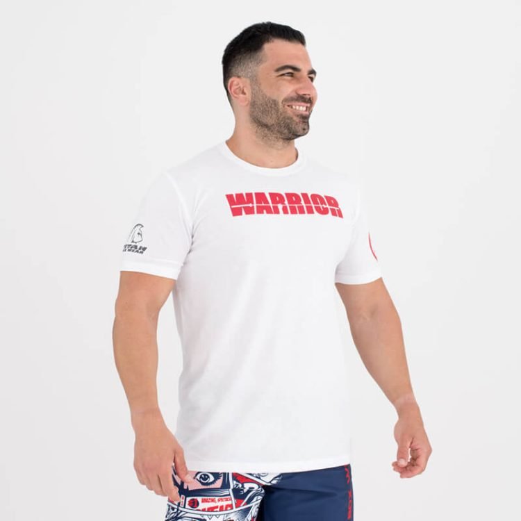 Camiseta Ecoactive (WARRIOR White/Red)