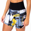 Pantalón Corto cross training Auralux II 6" Tights Cintura Alta Go Hybrid