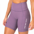 Pantalón Corto cross training Auralux II 6" Tights Cintura Alta Core Light Tyrian