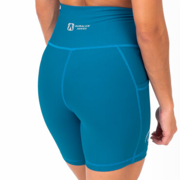 Alternative view of Pantalón Corto AuraLux II 6" Tights Cintura Alta  (Core Dark Teal)