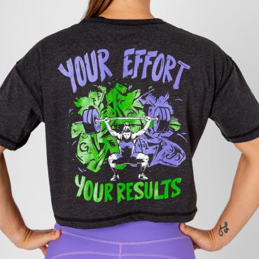 Camiseta Ecoactive Crop Tee (Effort = Results)