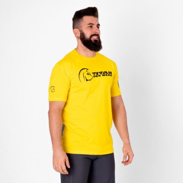 Camiseta cross training Cross Core Yellow/Black