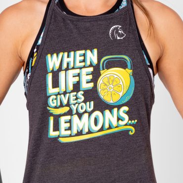 Camiseta sin mangas Ecoactive Halter (When Life Gives You Lemons...)