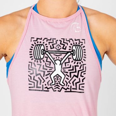 Camiseta sin mangas Ecoactive Halter (Snatch Tribute Pink)