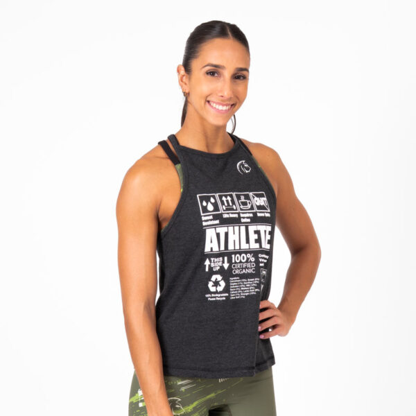 Camiseta sin mangas Halter cross training Athlete,,,