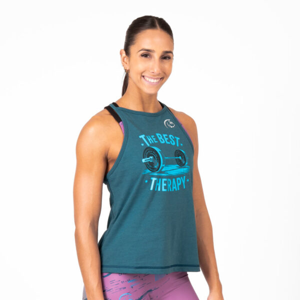 Camiseta cross training sin mangas Halter Best Therapy,,,