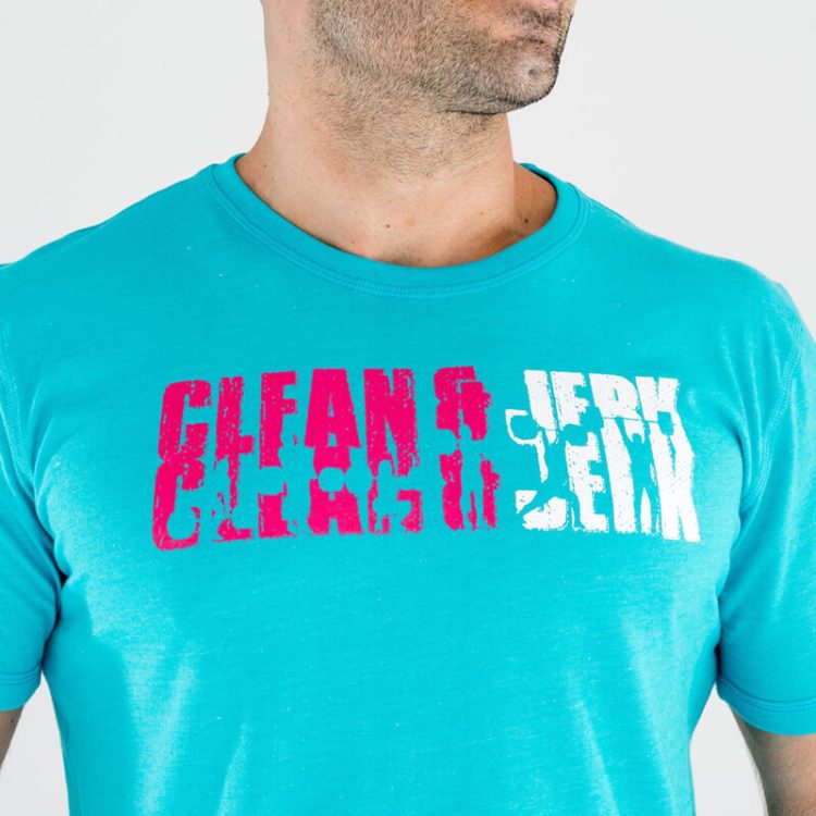 Camiseta Ecoactive (Clean & Jerk Blue/Pink)