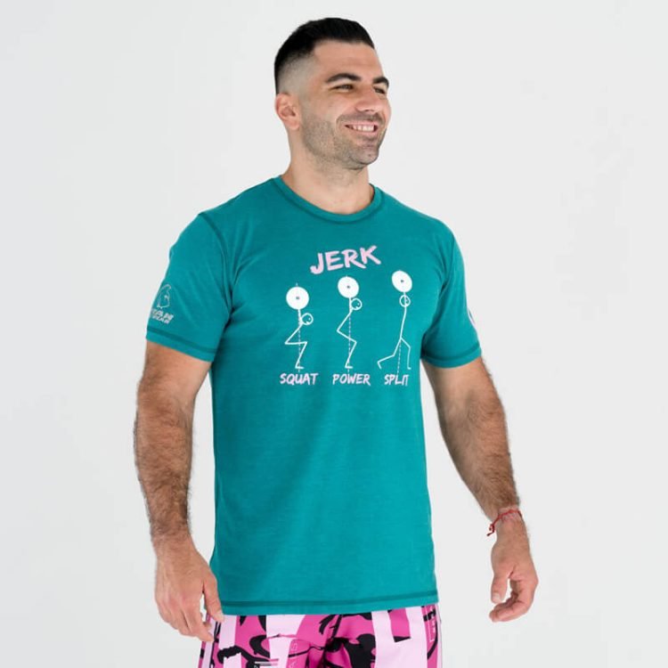 camiseta-crossfit-ecoactive-jerk-teal-pink