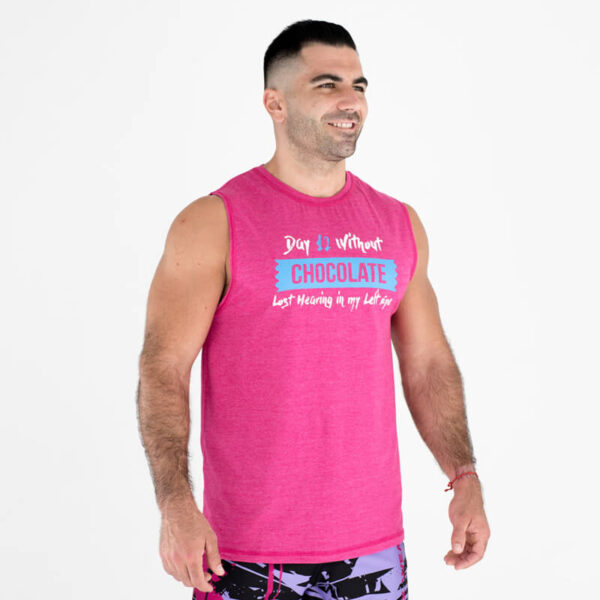 camiseta-cross-training-sin-mangas-ecoactive-chocolate-pink-pruple