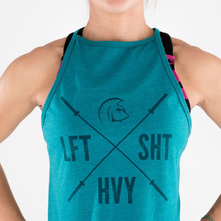 Camiseta sin mangas Ecoactive Halter (LFT HVY SHT Teal)