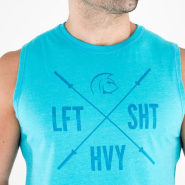 Camiseta sin mangas Ecoactive Hombre (LFT HVY SHT Blue)