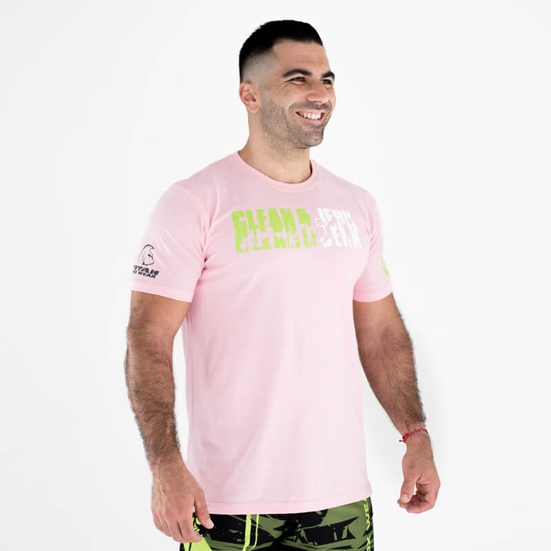 Camiseta Ecoactive (Clean & Jerk Pink/Green)