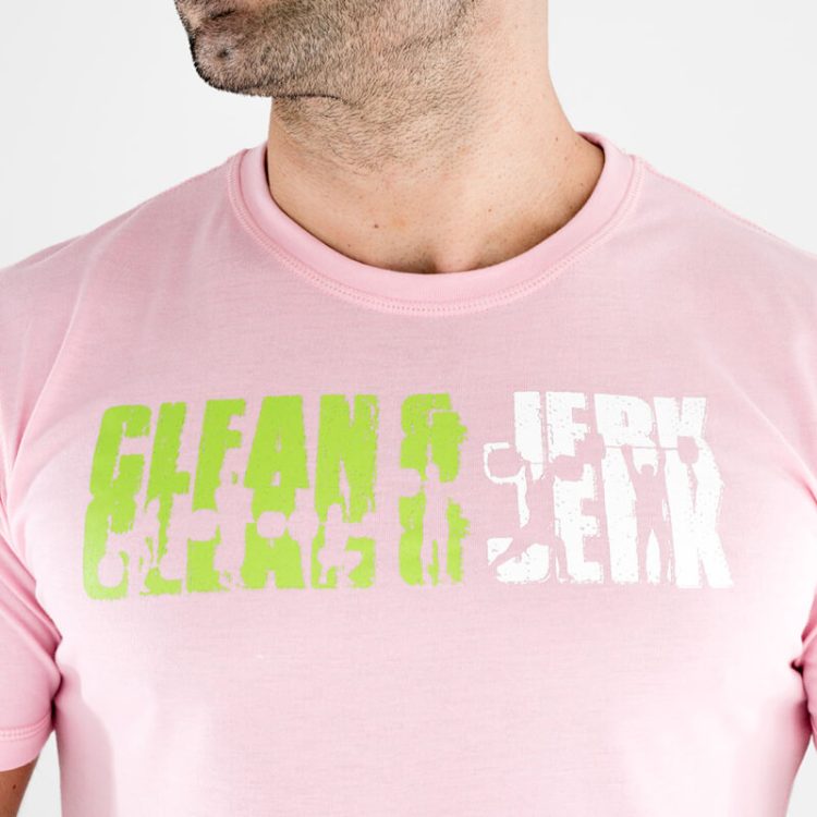 Camiseta Ecoactive (Clean & Jerk Pink/Green)