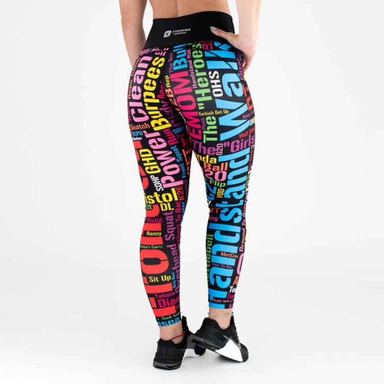 Mallas largas Xtamina Tights <u>Cintura Alta</u> (Box Lingo RELOADED)